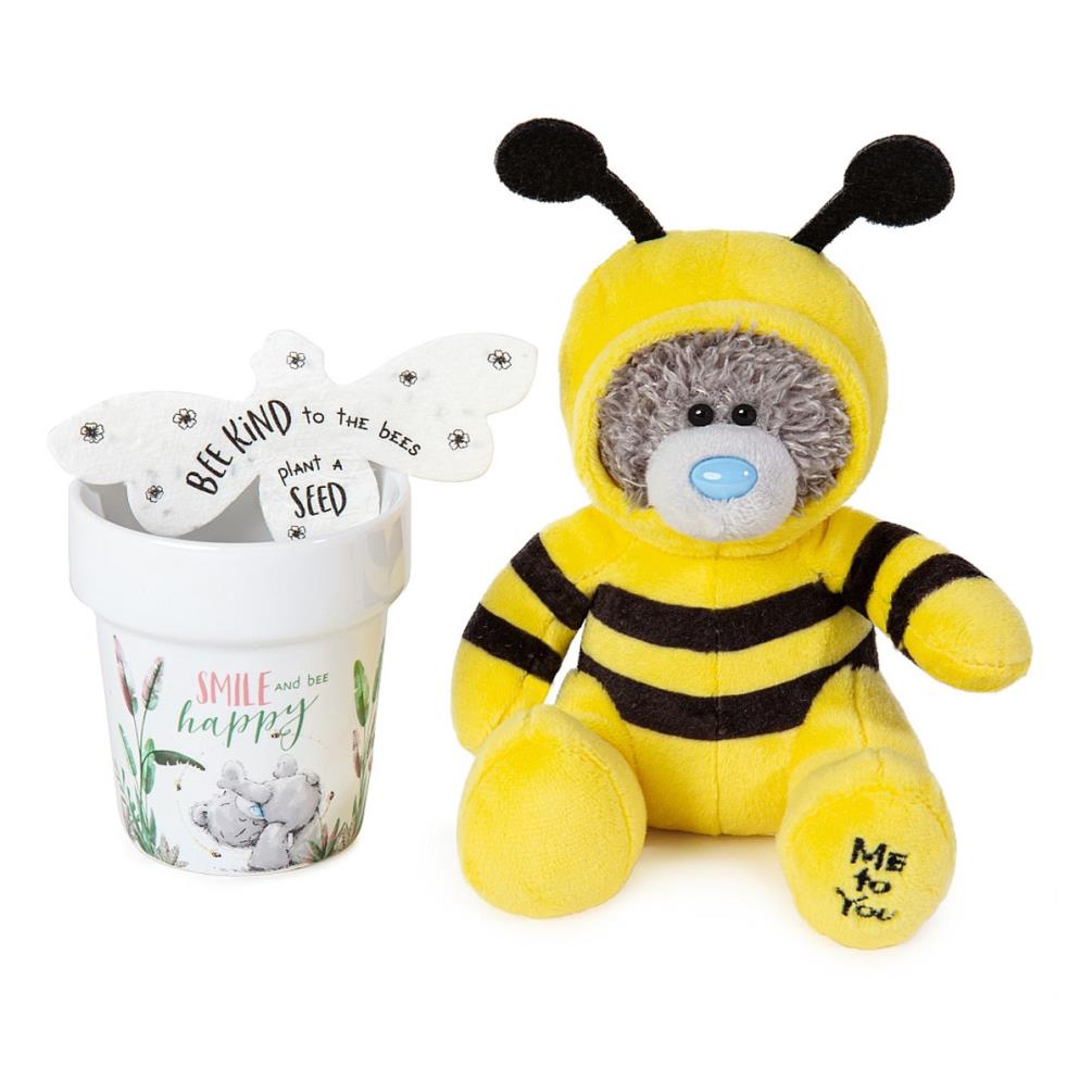 5" Dressed as Bee Plant Pot & Seeds Me to You Bear Gift Set Extra Image 1